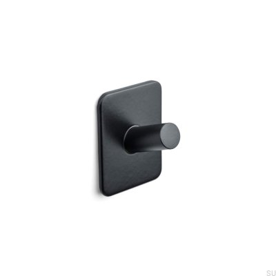 Nantes 38-1 Wandhalter, Metall, mattschwarz