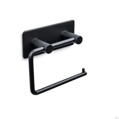 Nantes Toilettenpapierhalter aus mattschwarzem Metall