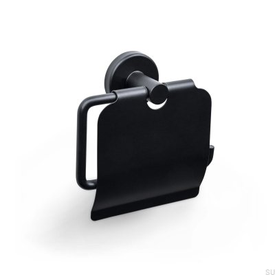 Dijon Toilettenpapierhalter aus Metall, mattschwarz
