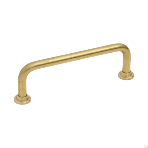 Uchwyt meblowy podłużny 1353 mosiężny od Beslag Design