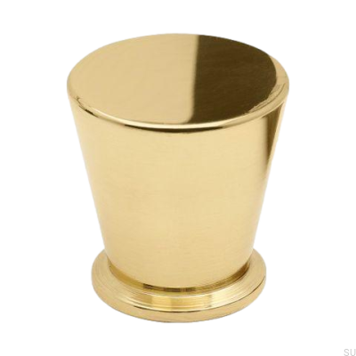 Möbelknopf Torp Gold Messing poliert Ungelegt