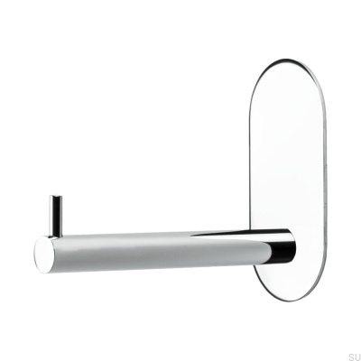 Base 100 hervorstehender verchromter Toilettenpapierhalter