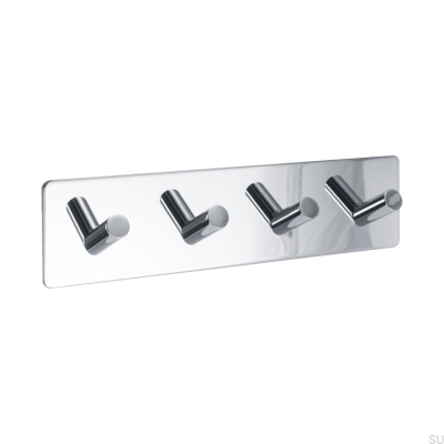 Base Wandhalter 200-4 Poliertes Chrom