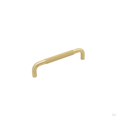 Verlängerter Möbelgriff Helix 128 Gold Brushed
