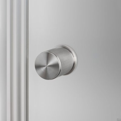 Doppelseitiger Türknauf Cross 57 Stahl Silber