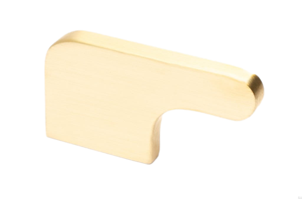 Uchwyt meblowy Soft Cut mosiężny szczotkowany