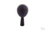 Gałka meblowa Drop 40 czarna aluminiowa