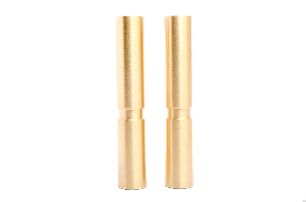 Cylinder 170 noga do mebli mosiądz szczotkowany