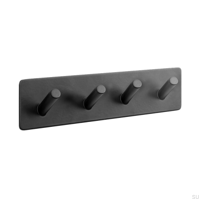 Sockel 200-4 Wandhalter Metall schwarz
