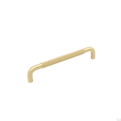Verlängerter Möbelgriff Helix 160 Gold gebürstet