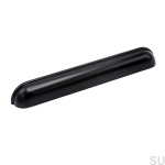 Uchwyt meblowy muszlowy Saluto  160 Czarny metalowy
