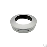 Uchwyt meblowy wpuszczany Hollow 40 Srebrny metalowy