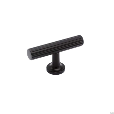 Möbelknopf T-Bar Portland Metall Schwarz