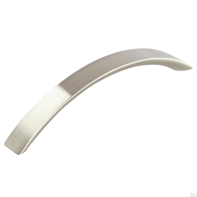 Länglicher Möbelgriff 1029 128 Gebürstetes Nickel