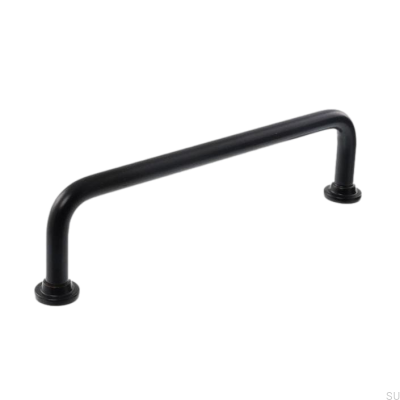 Möbelgriff lang 1353 128 Metall Schwarz