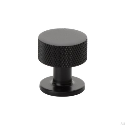 Möbelknopf Wappen 26 Metall schwarz