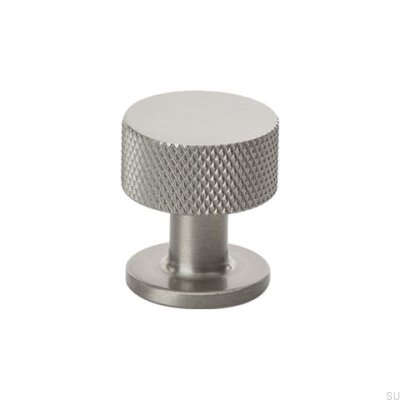 Möbelknopf Crest 26 Silber Metall (Inox-Optik)