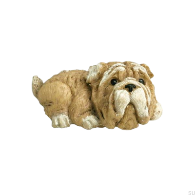 Möbelknopf Hund Liegender Hund Polyresin
