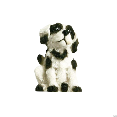 Möbelknopf Hund Sitzender Hund Polyresin