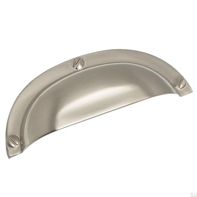 Muschel-Möbelgriff 3 158 64 Nickel poliert