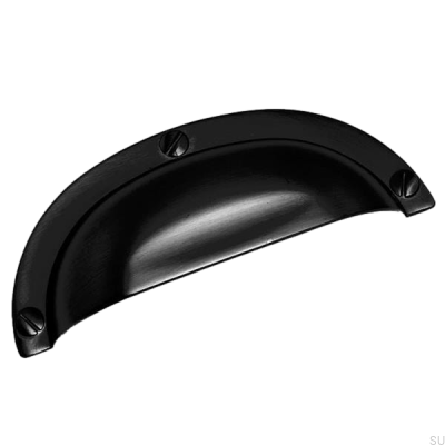 Muschel-Möbelgriff 3 158 64 Metall schwarz