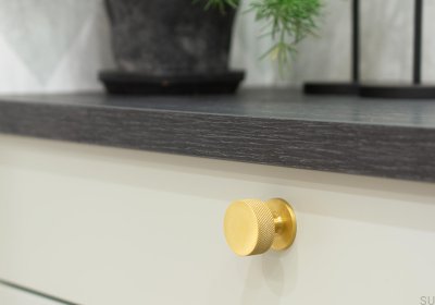 Möbelknopf Crest 32 Metall Schwarz