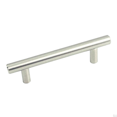 Langer Möbelgriff 3402 128 Nickel gebürstet