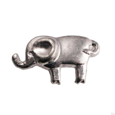 Möbelknauf Elefant Elefant Nickel poliert