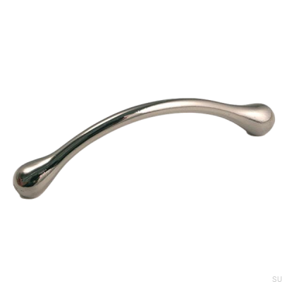 Verlängerter Möbelgriff 4446 96 Schwarznickel poliert