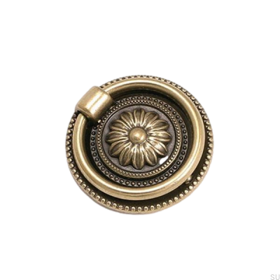 Runder Möbelgriff 5249 46 Antikbronze