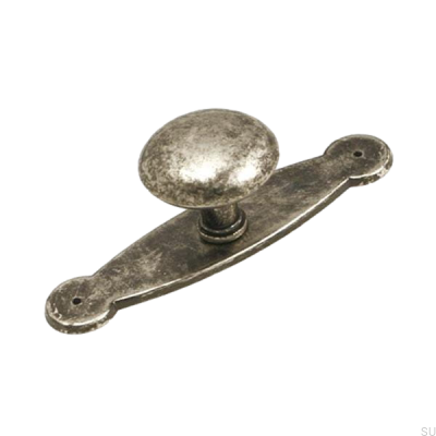 Möbelknopf mit Sockel 5383 Antikschwarz