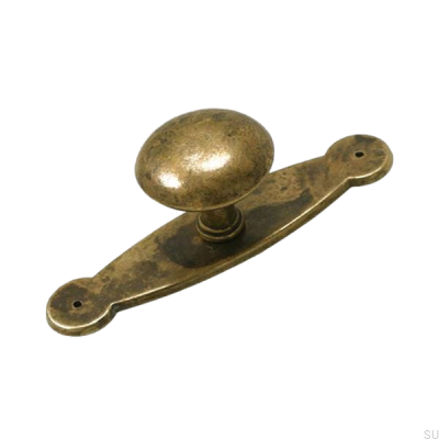 Möbelknopf mit Sockel 5383 Antikbronze