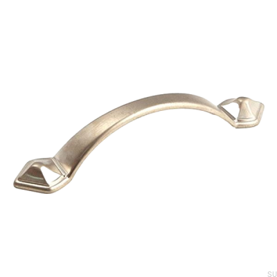 Langer Möbelgriff 6598 Nickel gebürstet
