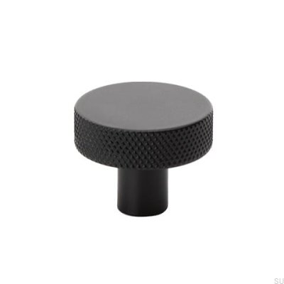 Möbelknopf Flat 32 Metall Schwarz