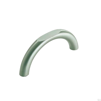 Länglicher Möbelgriff 9060 64 Silber