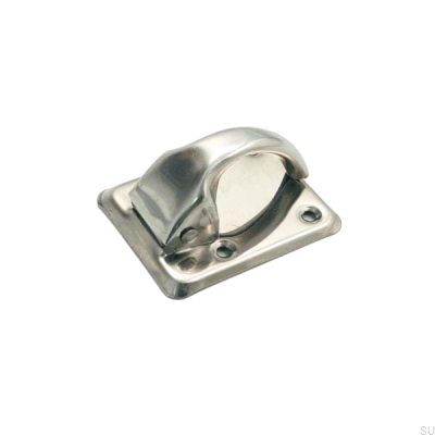 Länglicher Möbelgriff mit Unterlegscheibe 5181 Silber