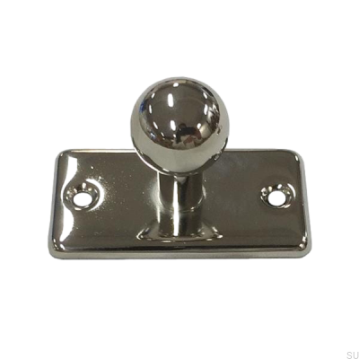 Möbelknopf mit Sockel 5320 Nickel poliert