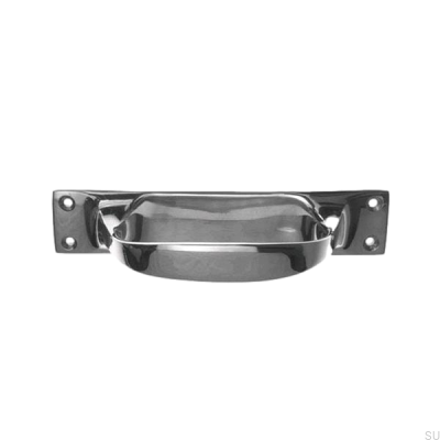 Muschel-Möbelgriff 5810 Nickel poliert