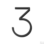 Zdjecie numeracji domu cyfra 3