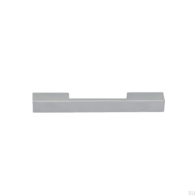 Tool 64 länglicher Möbelgriff, gebürstetes Chrom