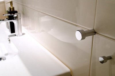 Wandaufhänger Dot 55 Aluminium gebürstet