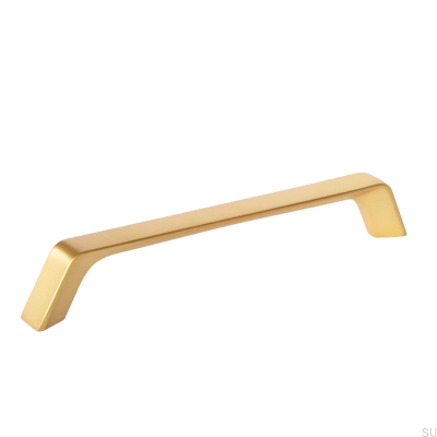 Länglicher Möbelgriff Frank 160 Gold Brushed