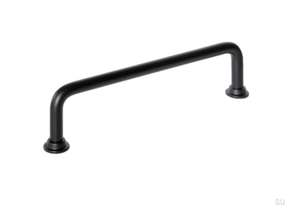 Möbelgriff lang 1353 128 Care Metal schwarz