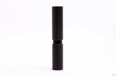 Zylinder 170 Möbelbein Schwarz Aluminium
