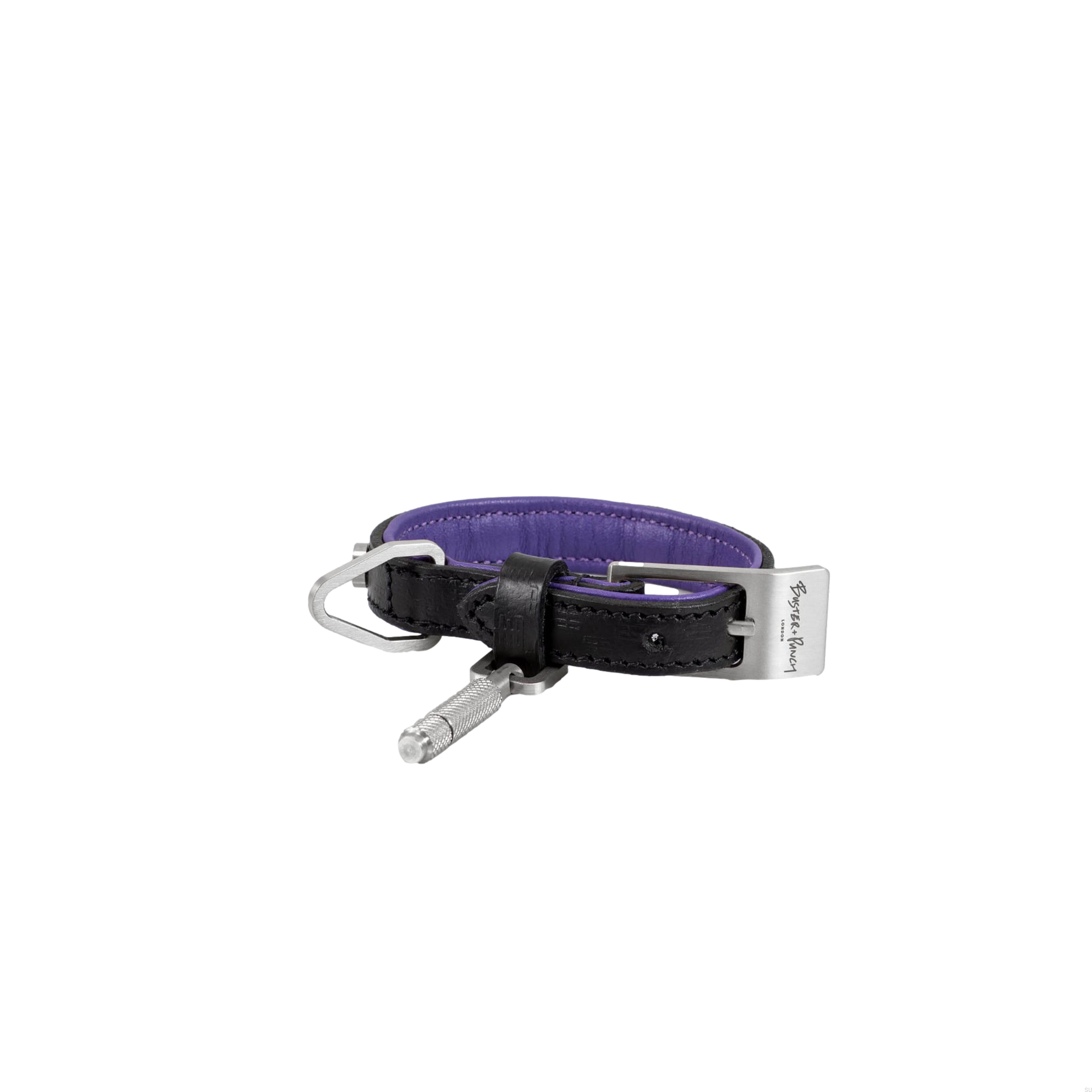 BusterPunch_Dog_Collar_Steel_XSmall_Front.jpg