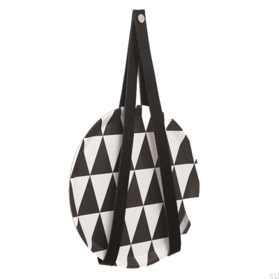 Wandhalter 0150L Leder Schwarz mit Silber