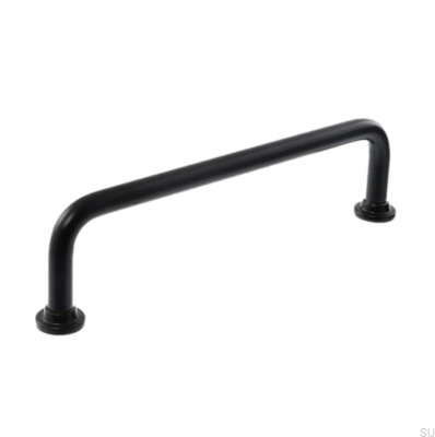 Möbelgriff lang 1353 160 Metall Schwarz