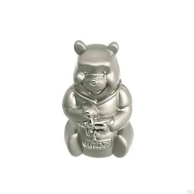 Möbelknopf Winnie the Pooh 43x26 Gebürstetes Nickel