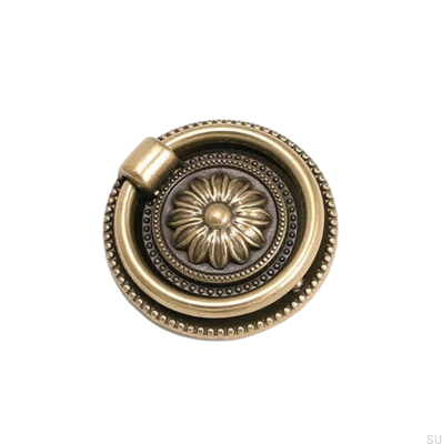 Runder Möbelgriff 5249 38 Antikbronze