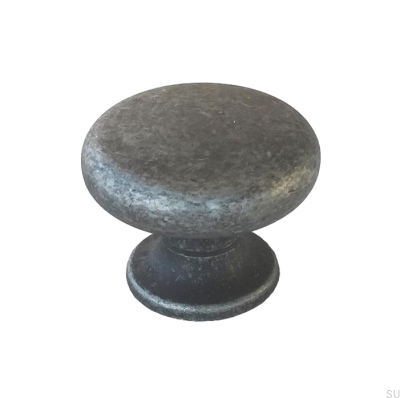 Möbelknopf 8702 35 Gebürstetes Eisen Nickel